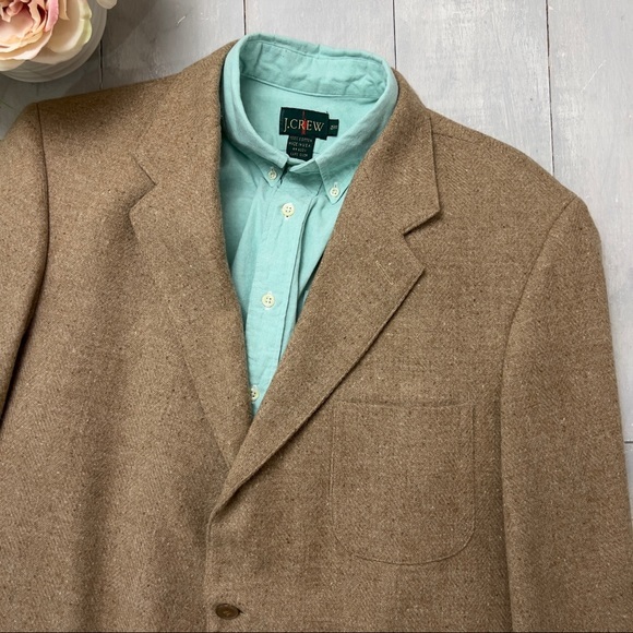 Vintage J.CREW Sports Coat Wool Alpaca Blend Made in USA - Picture 13 of 16